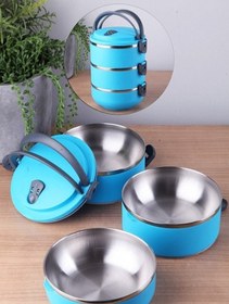 Resim nizam home 3 Katlı Sızdırmaz Yemek Termosu Sefer Tası 