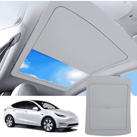 Resim RAMM Tesla Model Y Manuel Açılabilir Tavan Perdesi - Gri 