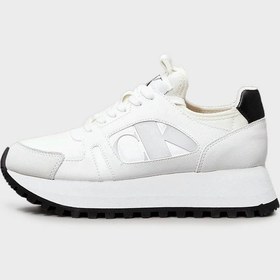 Resim Calvin Klein Kadın Ayakkabı Yw0yw01642 01w Beyaz - Siyah 