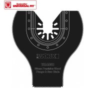 Resim Worx WA4958 Çok Amaçlı Raspalama Makinası Için 35X80MM 180˚ Ahşap, Fiberglas, Pvc Universal Dalma/kesme Bıçağı 