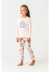 Resim Rolypoly Kız Çocuk Pembe Pijama Takım Rp3775-c-v2 Pembe 
