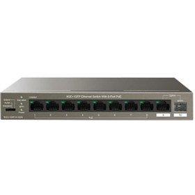 Resim Tenda 8port Poe 102w 1-sfp Gigabit Yönetilemez Switch Teg1110pf-8-102w 