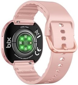 Resim Bix TSW3 42mm Ultra İnce 1.32” AMOLED Ekranlı Akıllı Saat - Bluetooth Aramalı, Metal Çerçeveli, Nabız & SpO₂ Ölçer, iOS ve Android Uyumlu (Pembe) 
