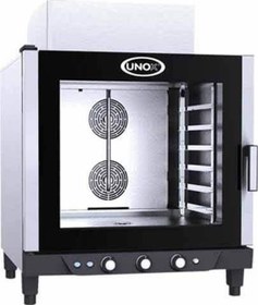 Resim Unox BakerLux Konveksiyonel Fırın - Buharlı - Manuel (6-40x60 tepsi kapasiteli) - Gazlı - XB 613 G 