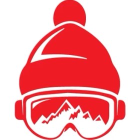 Resim Reysa Tasarım Kayakçı Şapkası ve Gözlük Kırmızı 17X17 cm 