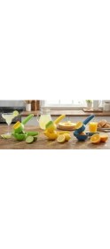 Resim Daisy Home El Tipi Narenciye ve Limon Sıkacağı - Kapaklı Filtreli Tasarım, Dayanıklı Abs Gövde, Portakal Mandalina Limon Için Uygun, Ergonomik Saplı Pratik Mutfak Sıkacağı (Yeşil-Sarı) 