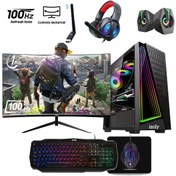 Resim Izoly ST999548 i5-4400 16 GB 512 GB SSD 4 GB RX550 24" Free Dos Masaüstü Oyuncu Bilgisayarı 