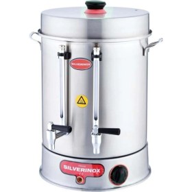 Resim Silverinox 2016 500 Bardaklık Çevirmeli Metal Musluklu Çay Makinesi 