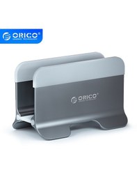 Resim Orico Alüminyum Notebook Apple Uyumlu MacBook Dikey Masaüstü Standı Gri 