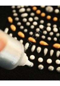 Resim Cadence Opak 503 Beyaz Boncuk Boya 