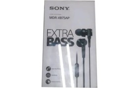 Resim Sony MDR-XB75AP Kulak Içi Ekstra Bas Mikrofonlu Kulaklık 