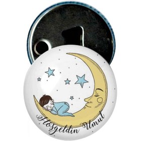 Resim Famous Bebek Şekeri Magnet Bebek Mevlüt Hediyelik Isimli Kapak Açacak (434856035) 