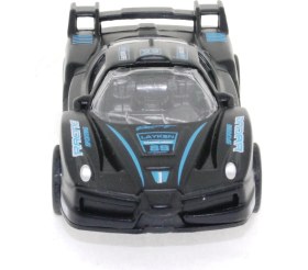 Resim MEGA Die Cast Çek Bırak Metal Siyah Yarış Arabası 88 