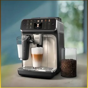 Resim Phılıps EP5547/90 Tam Otomatik Espresso Makinesi Krom Siyah 
