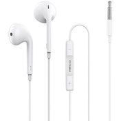 Resim 3.5mm Kulakiçi Kulaklık Recci REP-L07 Hi-Fi Ses Kaliteli Beyaz 