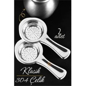 Resim Bfs Klasik Çay Süzgeci 304 Paslanmaz Çelik 2 Adet 