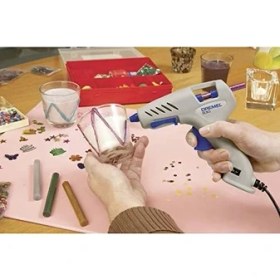 Resim 930 Hobi Sıcak Tutkal Tabancası (105°-165°C), 18 Aksesuarlı, Renkli Tutkal Çubukları Dahil 