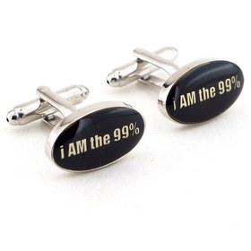 Resim Solfera I Am The 99 % Yazılı Kol Düğmesi Cx113 