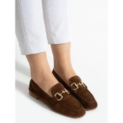 Resim Kaof Shoes Kadın Siyah Süet Babet Ayakkabı Kadın Günlük Ayakkabı Salaş Esnek Rahat Babet Kadın Klasik Ayakkabı 