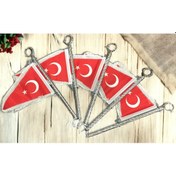 Resim Motosiklet Şanlı Makam Bayrağı Burgulu 