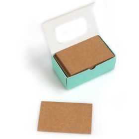 Resim Genel Markalar Boş Kartvizit Kraft 8.5x5.5 (90'LI) (0,12 KG) Beyaz 