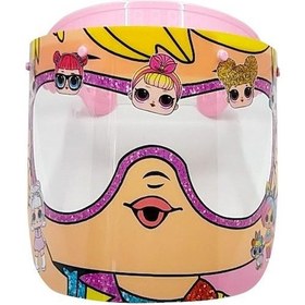 Resim Lol Bebek Kız Çocuk Oynar Başlıklı Yüz Koruyucu Siperlik Koruma Çok Renkli 