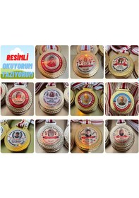 Resim Dijital Baskılı 1. Kalite Madalya Kişiye Özel; Ödül Madalyaları 