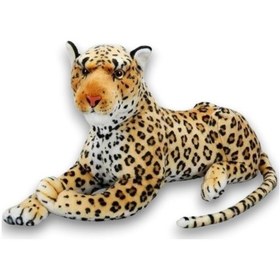 Resim Leopar Peluş Oyuncak 45cm Çok Renkli 