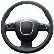 Resim Audi A5 08-10 Araca Özel Deri Direksiyon Kılıfı 
