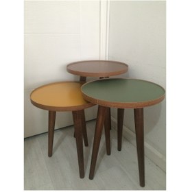 Resim 3'Lü Zigon Sehpa Tasarım - 16Mm Veya 18Mm Mdf Tabla (415037142) 