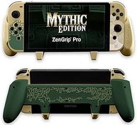 Resim Satisfye - ZenGrip Pro Gen 3 OLED, Nintendo Switch ile Uyumlu Anahtar Kavrama - Rahat ve Ergonomik Kavrama, Joy Con ve Anahtar Kontrolü. #1 Oyuncular için Tasarlanmış Anahtar Aksesuarları (Altın) 