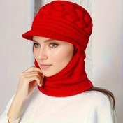 Resim Kadınların Peluş Kayak Maskesi - Kulaklar ile Sıcak, Rüzgar Geçirmez Balaclava Boyun Gaiter, Hafif, Elastik, Kış Dış Mekan Aktiviteleri için İdeal, Dış Ekipman | Şık Kayak Maskesi | Dokulu 
