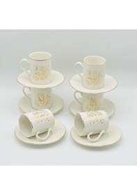 Resim Dnzart Collectıon Ağaç Modeli Porselen Kahve Fincan Takımı 