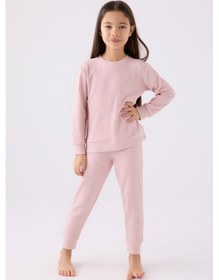 Resim Rolypoly Kız Çocuk Pembe Pijama Takımı Rp3464-c-v1 Pembe 