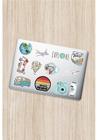 Resim Travel Seyahat Adventure Dekoratif Laptop Notebook Tablet Telefon Sticker Set 05 