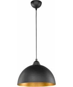 Resim Riolight Siyah Içi Sarı Metal Sarkıt Çap: 30 Cm 