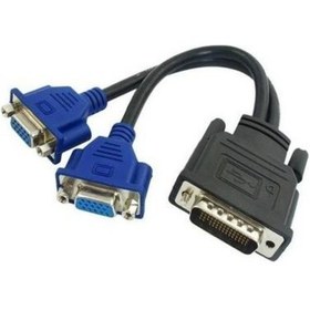 Resim Dms 59 Vga Çevirici 59 Pin Dvi Vga Kablo 59 Pin Dvi 2x Vga Kablo 