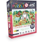 Resim Neverland 50 Pieces Search and Find Puzzle - Magic Unicorn (Sihirli Tek Boynuzlu At) 