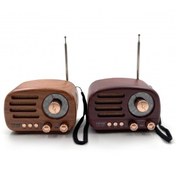 Resim Ahşap Retro Radyo 