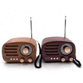 Resim Ahşap Retro Radyo 