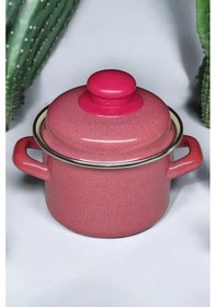 Resim Nishev 4 Lü Mini Emaye Derin Tencere Seti 12 Cm 900 Ml Çok Renkli 