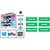 Resim RAMTECH BİLGİSAYAR STORE Ryzen 7 5700x RTX 5060 | 32GB Ram 1Tb M.2 Nvme SSD Sıvı Soğutmalı Oyuncu HAZIR SİSTEM 