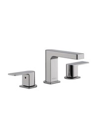 Resim Xander Yaygın Banyo Bataryası Krom, Banyo Bataryası 3 Delikli, Banyo Lavabo Bataryası, Tahliye Montajı, Krom P3519lf Açık Bej 