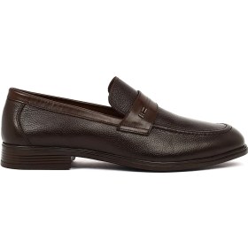 Resim Derimod Erkek Kahverengi Deri Klasik Loafer 26SFD6015FT 