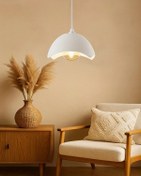 Resim Şapka Form Beton Görünümlü Salon , Mutfak , Çocuk Odası İçin Sarkıt Avize Çok Renkli 