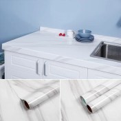 Resim Andy Home Açık Mermer Desenli Yapışkanlı Kaplama Kağıdı Büyük Boy 5 Metre 