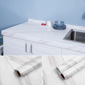 Resim Andy Home Açık Mermer Desenli Yapışkanlı Kaplama Kağıdı Büyük Boy 5 Metre 