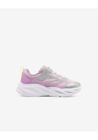 Resim Skechers Cosmıc Glow Küçük Kız Çocuk Gri Işıklı Spor Ayakkabı 303712n Smlt Gri 