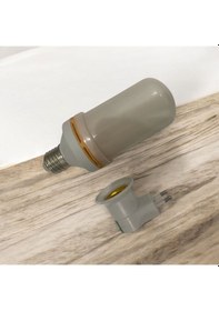 Resim Prize Tak Çalıştır 3 Işık Modlu, Alev Efektli, 5 Watt, E27 Duy Led Ampul, Led Ampul Ve Fişli Duy 