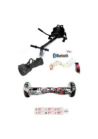 Resim Elektrikli Kaykay Scooter Akıllı Denge Hoverboard + Hoverkart + Çanta Full Ledli Extrem Paket D06 